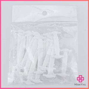 Missyou เชือกรองเท้าแบบซิลิโคน ไม่ต้องผูก 16 แท่ง / แพ็ค Lazy shoelaces