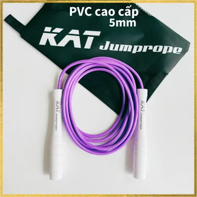 [FREESHIP MAX] Dây nhảy tốc độ KATjumprope PVC 5mm lõi nylon / Speed rope [SP02]_Kats Corner