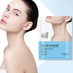 Hailicare Goat Milk Neck Mask Fade Neck Wrinkles Patch Moisturizing Neck Care Cream Nourishes Skin and Relieves Dryness