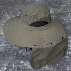Mũ chống nắng mũ vành rộng chống nắng du lịch chơi golf câu cá NTB04 (Tháo rời che gáy được)