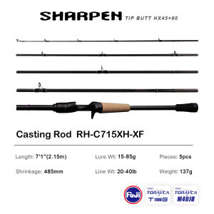 Cần Câu PURELURE SHARPEN Chuyên Mồi Mềm - Dòng Spinning & Casting Dài - Độ Cứng XF/MF - Phụ Kiện FUJI - Cần Câu Bass/Pike - Phù Hợp Máy Câu Spinning.