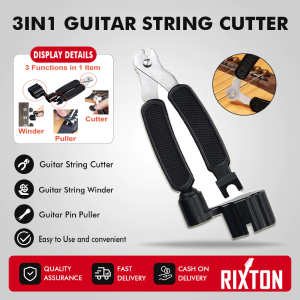 RIXTON 3 in 1 Guitar Tool Multifunctional Guitar String Cutter Puller Guitars Instrument Accessories