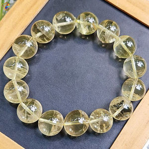 Collection Grade Natural Citrine Lemurian Quartz Bracelet