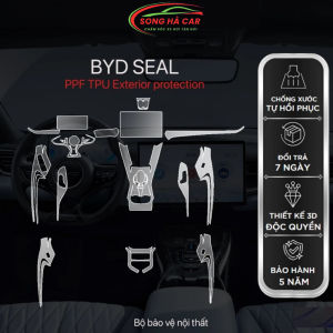 BYD Seal 2024-2025 full bộ nội thất tặng dán hõm Dán PPF bảo vệ nội thấtchống xước và luôn bóng đẹp