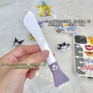 🇲🇾Readystock🇲🇾 双头硅胶刷面膜刷 Double-headed Silicone Mask Brush Cleaning Pores Mud Film Smear Type Mask Brush Beauty Tool