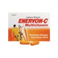 Enervon-C Tablet Vitamin C dan B Complex Isi 48 Tablet (12 Strips x 4 Tablet). 