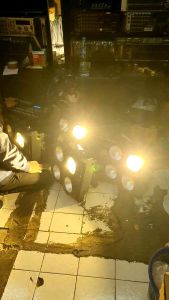 MINIBRUTE 4 MATA MINI BRUTE 4X100W 2IN1 LAMPU PANGGUNG