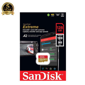 Thẻ Nhớ MicroSDXC SanDisk Extreme 128GB V30 U3 4K A2 R190MB/s W90MB/s (Vàng) Nhat Tin Authorised Store