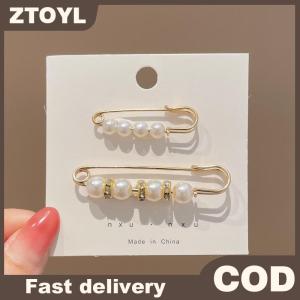 ZTOYL Phong Cách Hàn Quốc Thời Trang Chống-Lóa Khóa Trâm Quần Áo Cố Định Quần Eo Thay Đổi Nhỏ Eo Khóa Đa-Mảnh Trâm Pin