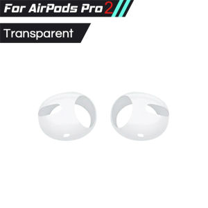 1pair For AirPods Pro 2 Case with Ear Tips Pads Ultra-Thin Silicone Protective Cover Secure Fit Wireless Charging Compatible Sweatproof Anti-Slip Bluetooth Accessories