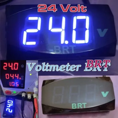 VOLTMETER USB 2in1 BRT LED volt meter waterprof charger HP DAN NYALAKAN LAMPU SOROT motor mobil