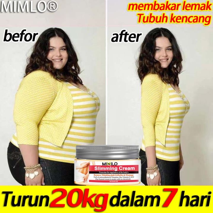 Turun 20kg dalam 7 hari MIMLO obat diet ampuh Pelangsing Badan Penghilang Lemak membakar lemak Mengencangkan dan membentuk membentuk kurva yang indah perut kurus kaki kurus wajah kurus(Slimming Cream pelangsing badan dan perut gluwty penurun berat badan)