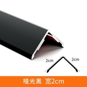 Titanium Aluminum Combined Corner Protection Strip Corner Living Room Tile Anti-Collision Bump Proof Corner Bar Protection Bar Trim Punch-Free