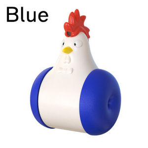 Multifunctional Cat Laser Teaser Toy Clucking Chicken Cat Toy Automatic Laser Simulation Mainan Kucing Ayam Bergerak