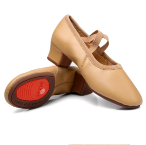 Jazz High Quality Jazz Dance Shoes Tan Black Antiskid Sole Adults Dance Sneakers For Girls Women