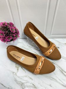 Sepatu Ballet Rajut Wanita Kekinian- Flatshoes wanita terbaru