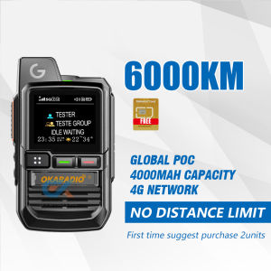 OKARADIO R280 Network Walkie Talkie Nationwide Unlimited Distance 6000KM Portable Intercom GPS Location COD