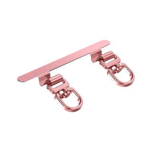 โทรศัพท์มือถือชิ้นเชือกเส้นเล็กการออกแบบให้หมุนและดัดได้หลากหลายสายคล้องชิ้นส่วนโลหะสแตนเลสเส้นเล็กโทรศัพท์มือถือ