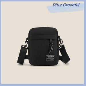 Ditur Mens Small Bag Shoulder Bag Trendy Diagonal Backpack Chest Bag Lightweight Boy Mini Casual Bag Mobile Phone Waist Pack