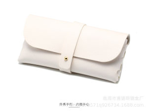 Retro Oval White Frame Sunglasses Korean Style Concave Shape Niche Hot Girl Glasses Big Face Slimming Versatile Sunglasses For Women Cermin Mata Hitam