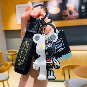 Móc Khóa Cute Hình Đầu Lâu Cơ Thể Người Cơ Bắp Ngộ Nghĩnh Chất Liệu Nhựa Mềm Dẻo BZ029