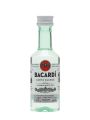 Bacardi Carta Blanca Rum 50ml 5cl Miniature. 