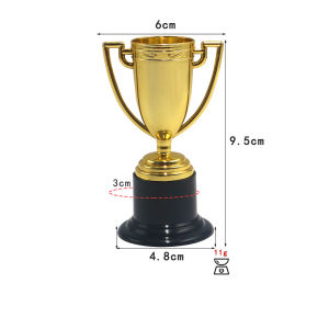 10Pcs Mini Gold Award Trophy Cup kid Party Competitions Reward Plastic Trophies