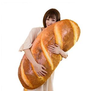 SKJK Food Toys Gift Decoatives Soft Cushion Food Cushion Stuffed Toy Toast Bread Bread Shape Plush Pillow 3D Bread Pillow Simulation Bread Pillow