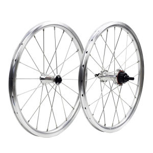 SILVEROCK NBR Alloy External Wheels 16 1 3/8  349 Rim Caliper Brake 3-5 Speed 19mm for Tline Pline 3sixty Aceoffix Folding Bike Bicycle Wheelset Lightweight Taiwan Rims