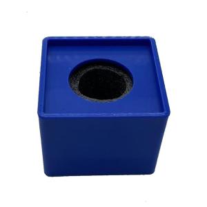 Lightweight ABS Microphone Flag Station Portable Square Design Anti Slip Feature Compatibility with 25-42mm Mic Rod