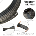 26mm 22mm Hook Loop Nylon Band For Garmin Forerunner 965 955/Approach S70 S62 S60/Instinct 2X Solar Elastic Bracelet Watch Strap. 