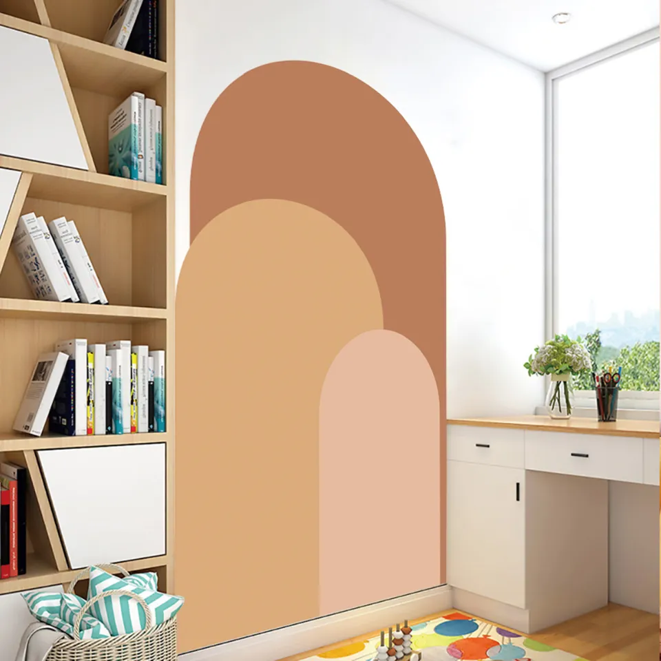 Wall Sticker Boho Style Abstract Arch Peel And Stick Removable DIY