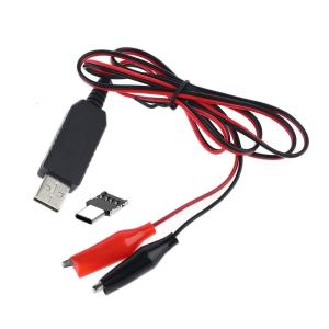 DIY 2 in 1 Type C USB to 1.5V 3V 4.5V 6V Power Cable AA AAA C D Size Eliminator for LED Light Toys Walkie Talkie