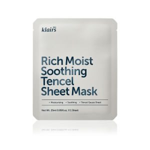 [EXP 26/1/2026] KLAIRS RICH MOIST SOOTHING TENCEL SHEET MASK [ 5pcs ]