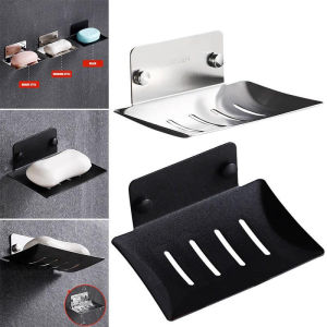 Wall Mounted Soap Dish Soap Box 304 Stainless Steel Soap Holder Rust-Proof Bathroom Soap Organizer