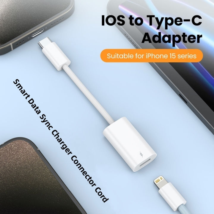 New USB C Để Cáp sạc Lightning Adapter Đối Với iPhone 15 Loạt Sạc