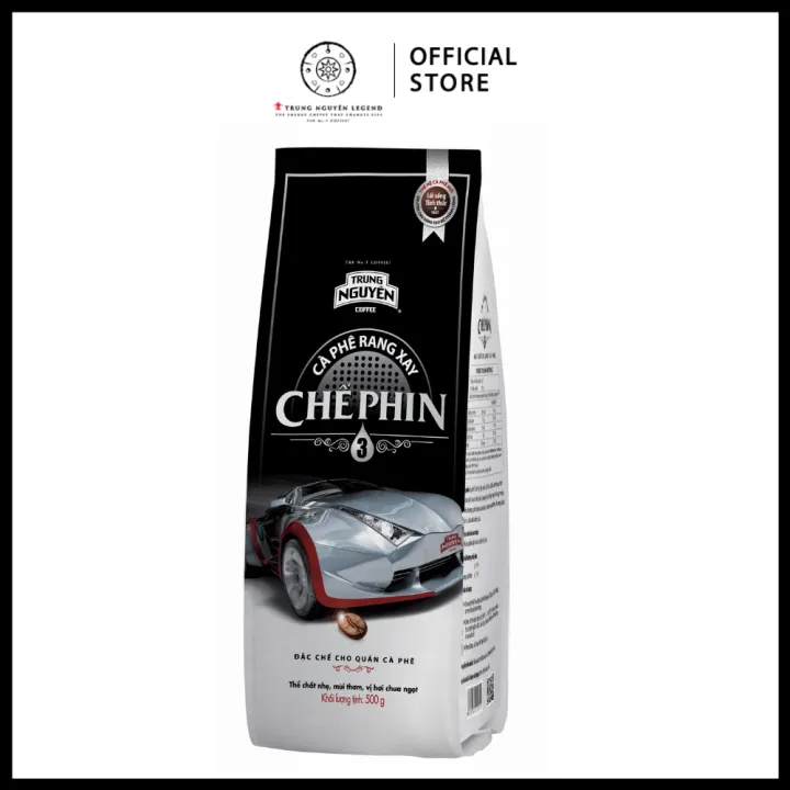 Trung Nguyên Legend - Cà phê rang xay Chế phin 3 - Bịch 500gr