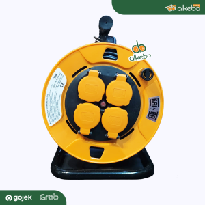 Kabel Roll Kaiser 25 M gulungan 25 meter 4 stop kontak Kaisar