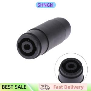 SHNGki New 4Pins Pole Female To Female Speakon Coupler Adapter Audio Cable Connector