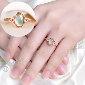 Viviann  high quality Crystal Rings Reiki Healing Stone Amethysts Agates Pink Quartz Fashion Women Rings Party Wedding Jewelry