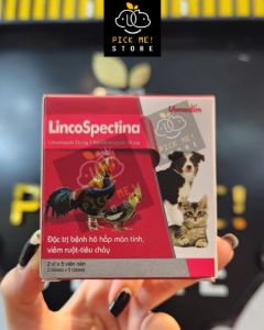 Vemedim Lincospectina Hỗ Trợ Hô Hấp Mãn Tính Viêm Ruột Tiêu Chảy cho Chó Mèo Gà Đá Chim