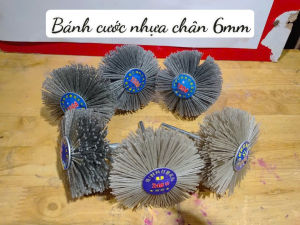 Bánh cước gai Chổi cước mài quật sản phẩm được làm bằng sợi cước Bánh cước nhựachân 6ly nhiều kích thước từ số 80 đến 240 Bánh cước gaiChổi cướcmài quật sản phẩm được làm bằng sợi cước nhiều size