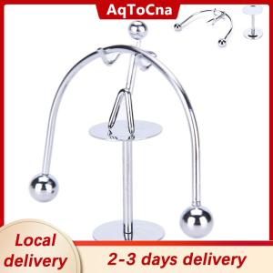 [COD] AqToCna Ship within 24 hours Kinetic Weightlifter Gadget Perpetual Motion Desk Art Toy Gift Office Decoration