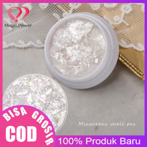 1 Kotak Sequin / Payet / Kulit Kerang Untuk Dekorasi Nail Art Nail Shell Breakstone White Shiny