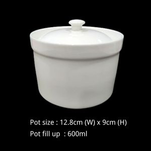 【READY STOCK】Ceramic Stew Soup Bowl With Lid Soup Cup Bird Nest Cup Mangkuk Sup Seramik Tambah Penutup 陶瓷炖盅汤盅燕窝碗甜品糖水盅