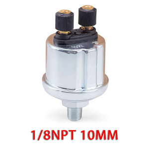 Universal VDO Oil Pressure Sensor 0 to 10 Bars 18NPT Diesel Generator Part 10mm Stainless Crew Plug Alarm Pressure Sensor