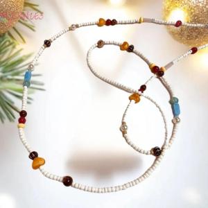 MIZ Phổ Retro Hạt Điện Thoại Di Động Dây Buộc Ngoài Trời Chống-Bị Mất Treo Dây Dây Dài Crossbody Dây Đeo Điện Thoại Chuỗi Đối Với iPhone Xiaomi