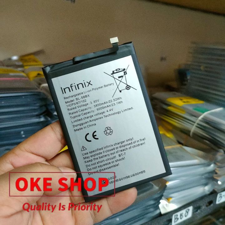 Baterai Hp Infinix Hot Play X680 X680B Model Batre BL-58BX