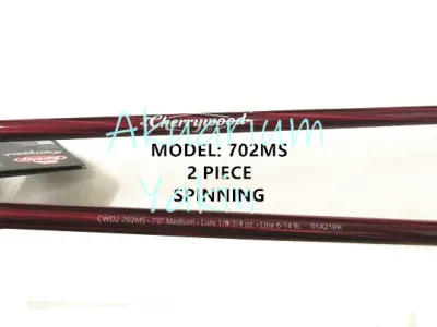 4077 BERKLEY CHERRYWOOD HD ONE PIECE / 2 PIECE SPINNING / CASTING FISHING ROD