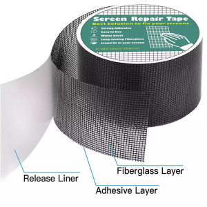 AKEK 1 Roll 5cm x 200cm Window Screen Repair Kit Door Window Patch Tape Strong Adhesive Long Lasting Fiberglass Covering Mesh Repair【Ready Stock Manila】